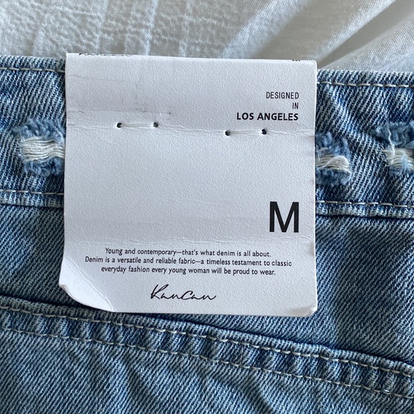 KanCan Distressed Frayed Mini Skirt - Picture 3 of 3